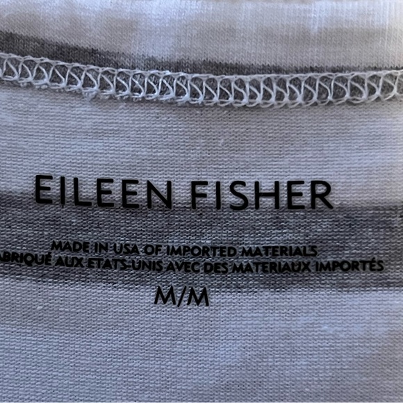 EILEEN FISHER | Med | White & Gray - Picture 6 of 6